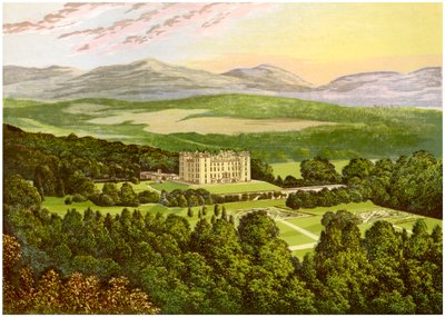Drumlanrig kastély, Dumfriesshire, Skócia, Buccleuch herceg otthona, 1880 alkotó: Unbekannt