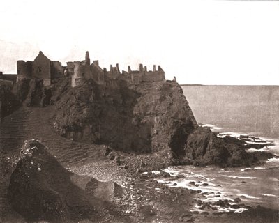Dunluce kastély, Antrim megye, Észak-Írország, 1894. alkotó: Unbekannt
