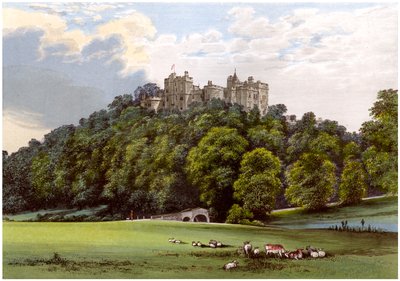 Dunster kastély, a Fownes-Luttrell család otthona, Somerset, 1880 alkotó: Unbekannt