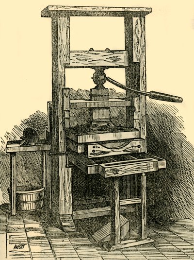 A Franklins Press másodpéldánya, 1881. alkotó: Unbekannt