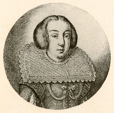Holland hölgy, oldalt felfújt haj, 1645, 1937. alkotó: Unbekannt