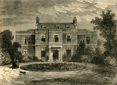 Earls Court House Korábban John Hunters House, 1876. alkotó: Unbekannt