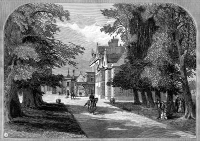 Keleti front és főbejárat, Sandringham, Norfolk, 1887 alkotó: Unbekannt