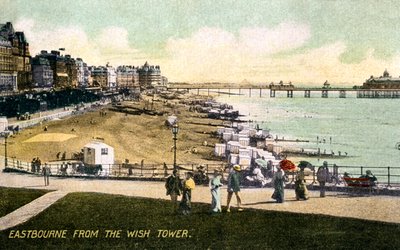 Eastbourne a Wish Towerből, Sussex, 20. század eleje alkotó: Unbekannt