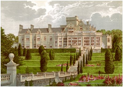 Easton Hall, Lincolnshire, Baronet Cholmeley otthona, 1880 alkotó: Unbekannt