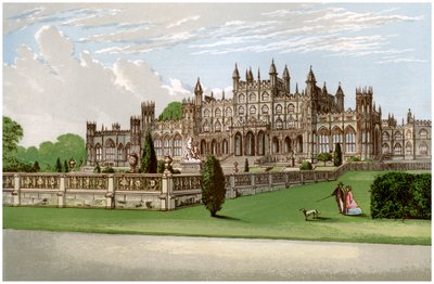 Eaton Hall, Cheshire, Westminster hercegének otthona, 1880 alkotó: Unbekannt