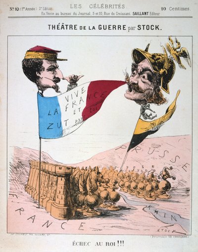 Check au Roi, Francia-porosz háború, 1870-1871. alkotó: Unbekannt