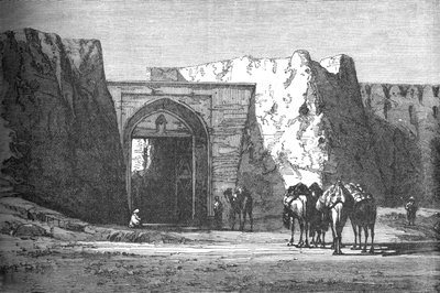 Eedgah vagy North Gate, Candahar, 1880 alkotó: Unbekannt