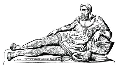 Philippe de Chabot francia tengernagy képmása, 1570, 1870 alkotó: Unbekannt