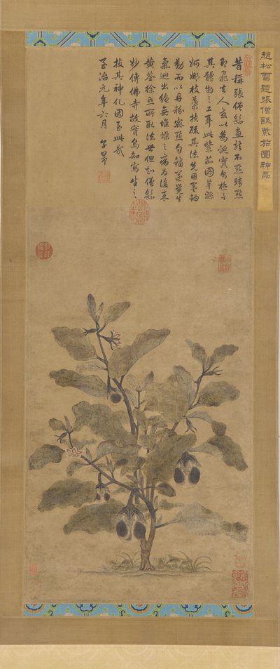 Padlizsán, Ming-dinasztia, 1368-1644. alkotó: Unbekannt