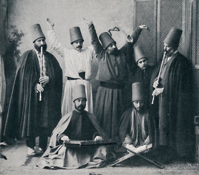 Egyiptomi táncoló dervisek, 1912 alkotó: Unbekannt