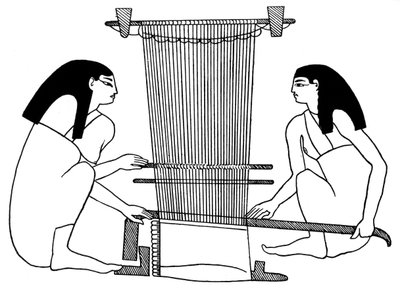 Egyiptomi takácsok, ie 3000 körül, 1930 alkotó: Unbekannt