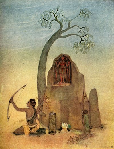"Eklavya", 1920. alkotó: Unbekannt