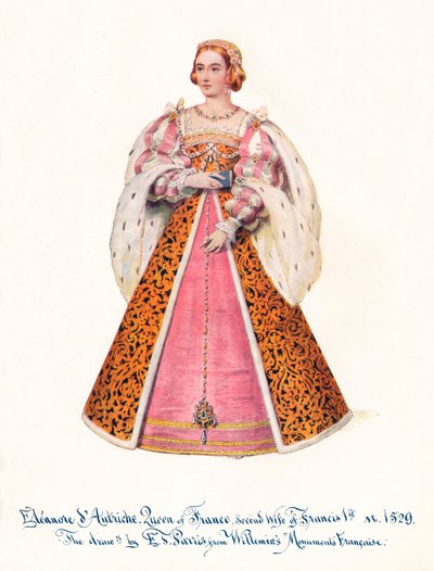 Ausztriai Eleonóra, Franciaország királynője, Ferenc második felesége 1., 1911. alkotó: Unbekannt