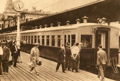 Elektromos motorvonat, Moszkva, Szovjetunió, 1920-as évek alkotó: Unbekannt