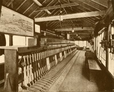 Elektromechanikus jelzőkabin Victoria, Déli Vasút, 1930. alkotó: Unbekannt