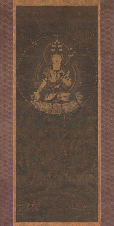 Tizenegyfejű kannon a Fudaraka-hegyen, 13. század. alkotó: Unbekannt