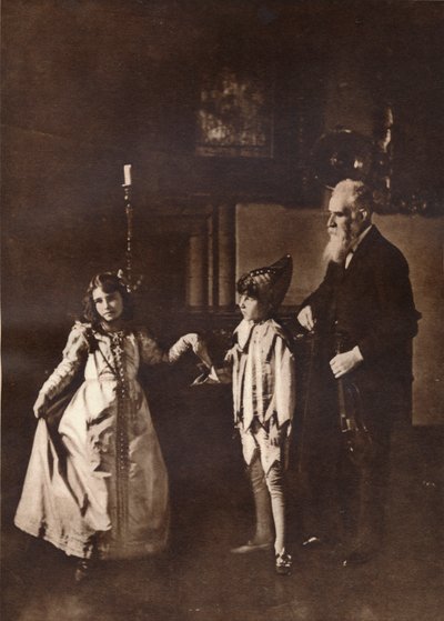 Elizabeth Angela Marguerite Bowes-Lyon egy táncórán bátyjával, 1909 alkotó: Unbekannt