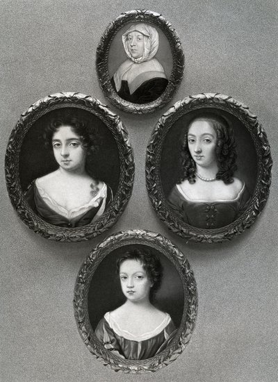 Elizabeth Cromwell, Oliver Cromwell és lányai, Mary, Elizabeth és Bridget édesanyja, 1899. alkotó: Unbekannt