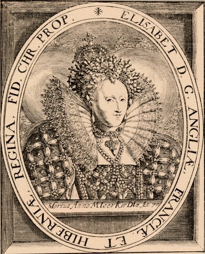 I. Erzsébet 1533-1603, Anglia és Írország királynője, 1889 alkotó: Unbekannt
