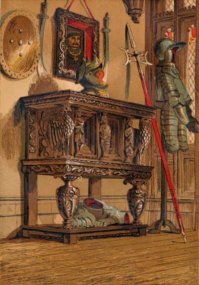 Erzsébet-kori tálaló vagy udvari szekrény, c1845, 1864 alkotó: Unbekannt
