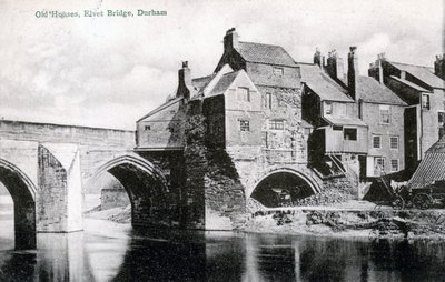 Elvet Bridge, Durham, 1905 alkotó: Unbekannt