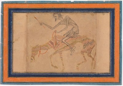 Lesoványodott ló és lovas, kb. 1625. alkotó: Unbekannt