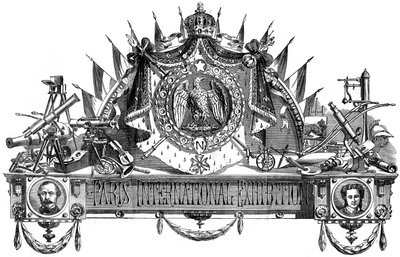 A Párizsi Nemzetközi Kiállítás emblémája, 1867 alkotó: Unbekannt