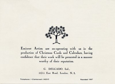 Kiváló művészek – G Delgado, Ltd., 1935 alkotó: Unbekannt