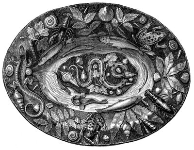Bernard Palissy zománcozott edénye, 16. század, 1870 alkotó: Unbekannt