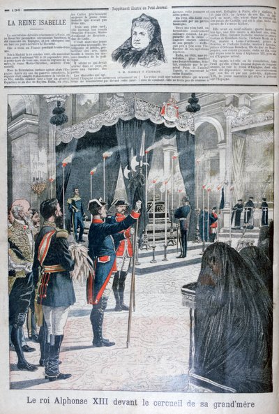 A spanyol Izabella síremléke, El Escorial kolostor, 1904 alkotó: Unbekannt