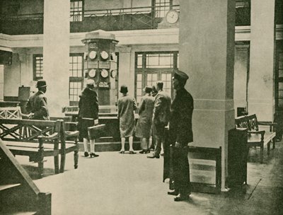 Bejárati csarnok, londoni légipályaudvar, 1927 alkotó: Unbekannt
