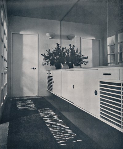 Bejárati hall a Shrubs Woodban, Chalfont St. Giles, 1936 alkotó: Unbekannt