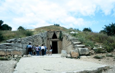 Tumulus bejárata Mükénében, késő bronzkor, Görögország, Kr.e. 1450-c1100 alkotó: Unbekannt