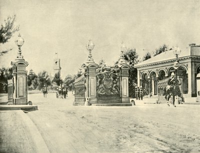 A kormányház bejárata, Melbourne, 1901. alkotó: Unbekannt