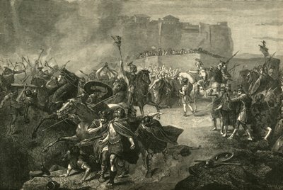 Belisarius belépése Rómába, i.sz. 536, 1890. alkotó: Unbekannt