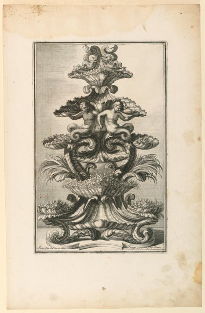 Epergne, a Drawings By -ból alkotó: Unbekannt