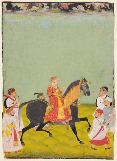 Raj Singh II lovas, Pratap Singh r. 1752-55, c. 1760. alkotó: Unbekannt