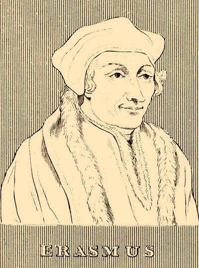 Erasmus, 1466-1536, 1830. alkotó: Unbekannt
