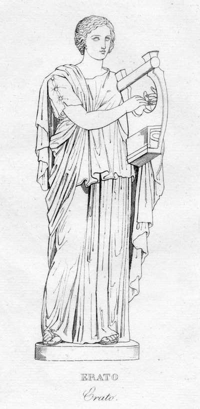 Erato, c1850 alkotó: Unbekannt