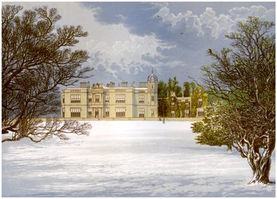 Eshton Hall, Yorkshire, Baronet Wilson otthona, 1880 alkotó: Unbekannt
