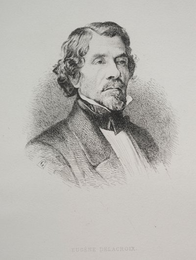 Eugene Delacroix, 1800-as évek. alkotó: Unbekannt