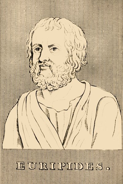 Euripidész, Kr.e. 480-406, 1830. alkotó: Unbekannt