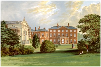 Everingham Park, Yorkshire, Lord Herries otthona, 1880 alkotó: Unbekannt