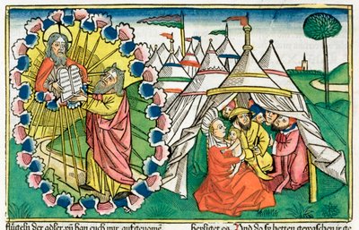 2Mózes 20:1-5: Mózes megkapta a Tízparancsolatot alkotó: Unbekannt