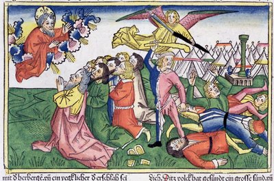 2Mózes 32:15-23: Mózes összetöri a kőtáblákat alkotó: Unbekannt