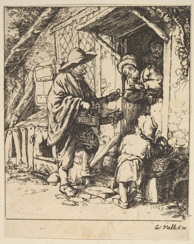 Szemüvegkereskedő, 1610-85. alkotó: Unbekannt