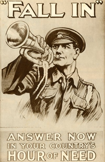 Ess be: Válaszolj most országod szükség órájában, 1915, 1935. alkotó: Unbekannt
