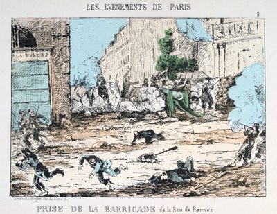 A párizsi kommün bukása, 1871 alkotó: Unbekannt