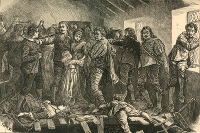 Beesés a Blackfriars-i kápolnába, 1623, 1897. alkotó: Unbekannt